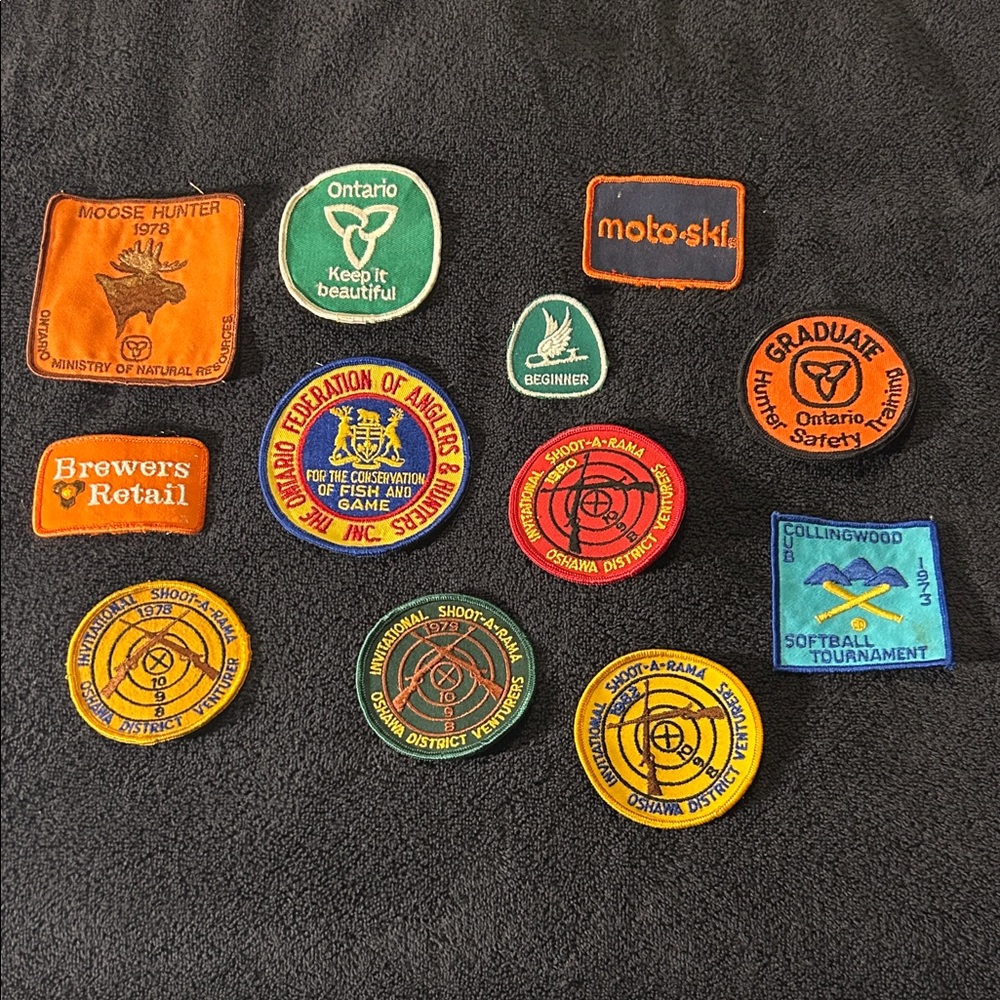 Vintage Assorted Patches Collection